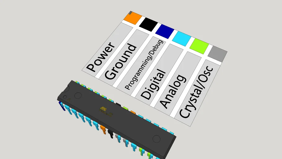ATMEL™ ATMEGA328P-PU 28-Pin AVR