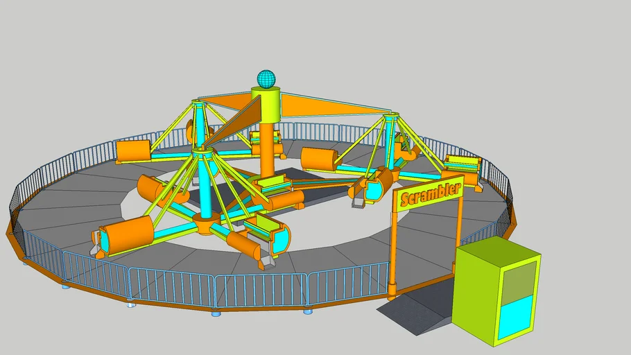 Scrambler Ride Fun Fair