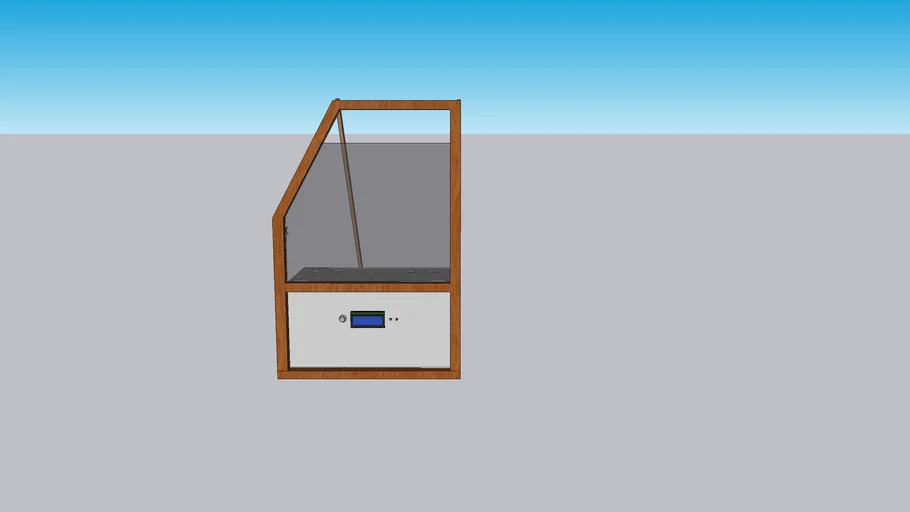 Prototype car door made by wooden