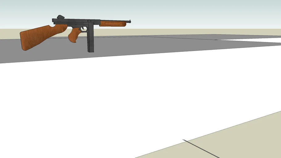Gun On Blocks | 3D Warehouse