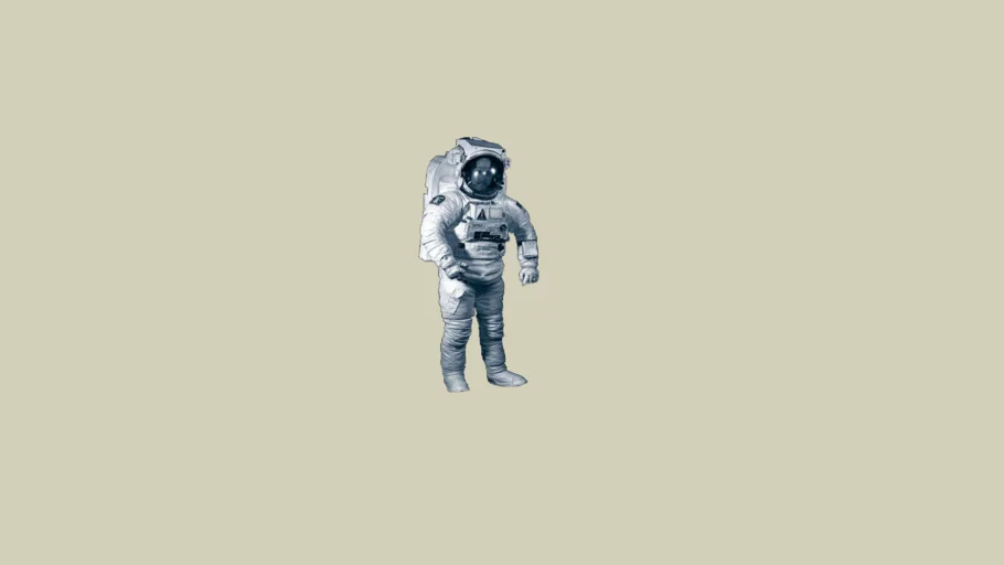 Astronaut Figure (2d with texture)