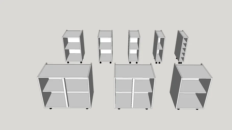 Kitchen base units