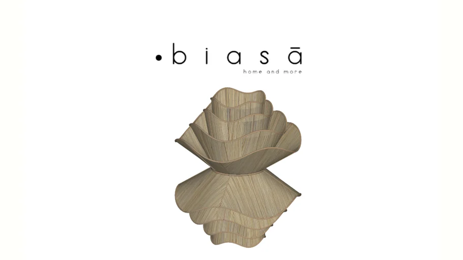 Pendente Fibra Flor Jacinto Dagua Mawar
