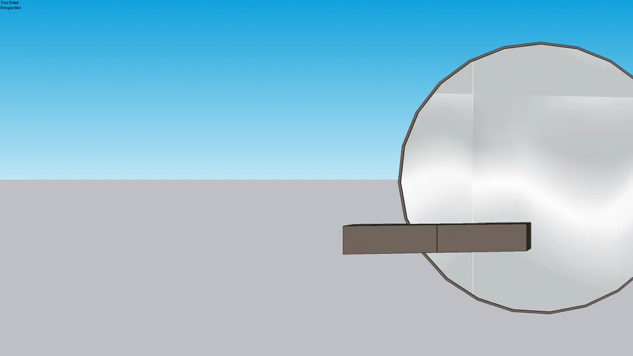 Big Mirror with storage