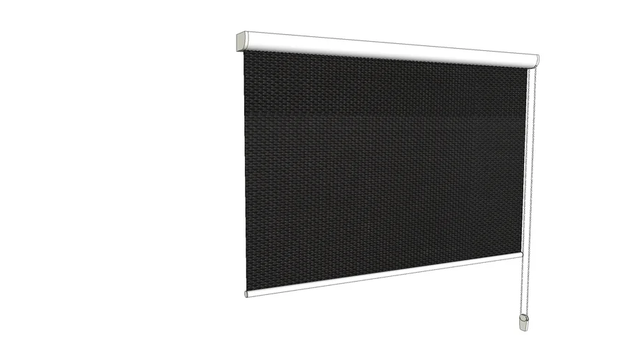 CORTINA ROLO SCREEN PRETO
