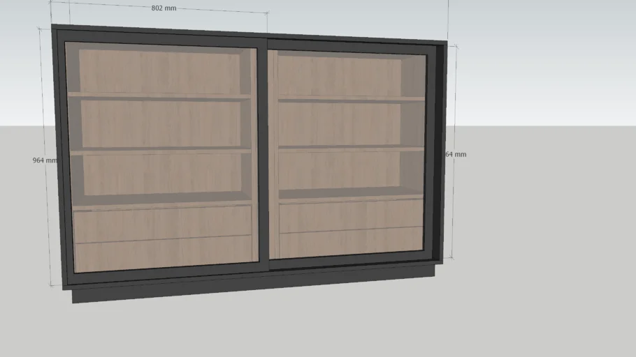 mueble vajillero 