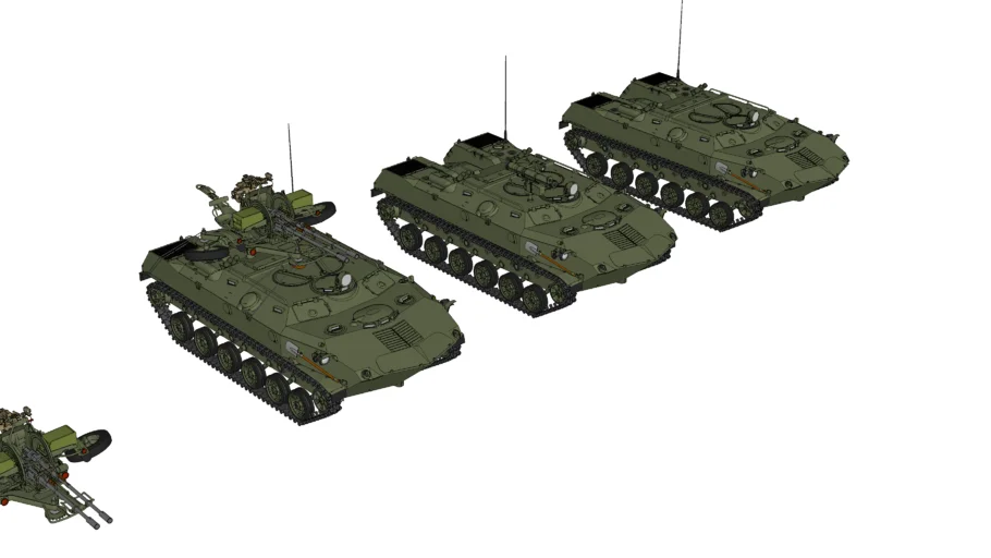 【War Thunder】BTR-D 3D MODEL