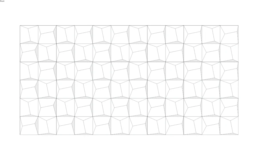 Revestimento Eliane Cubic White 45x90cm