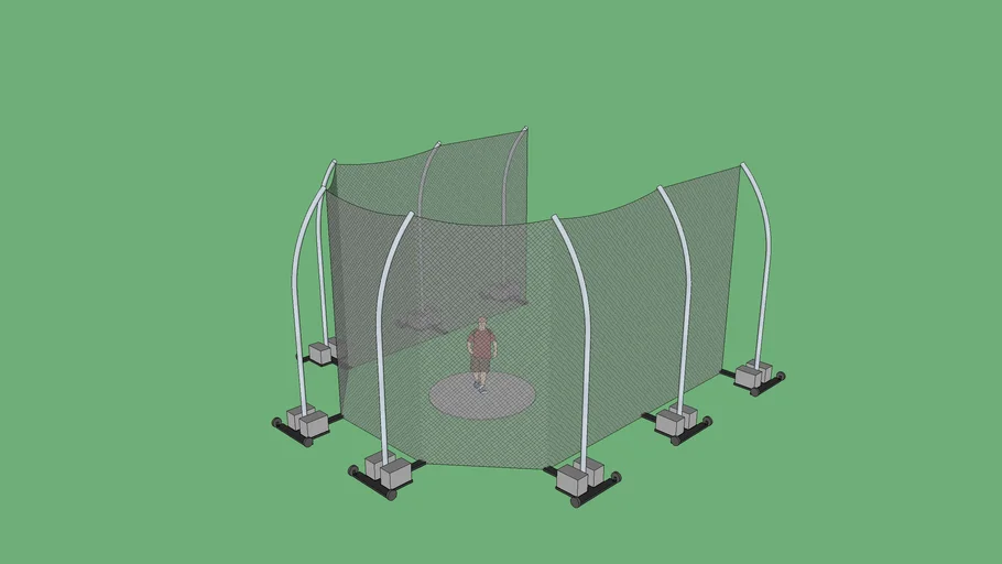 732230 Portable Discus Cage