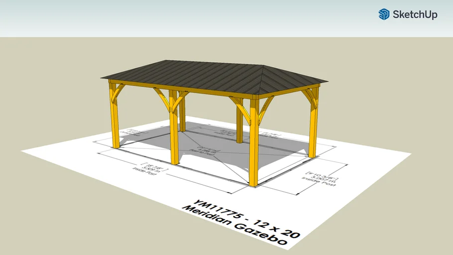 Yardistry 12x20 Gazebo