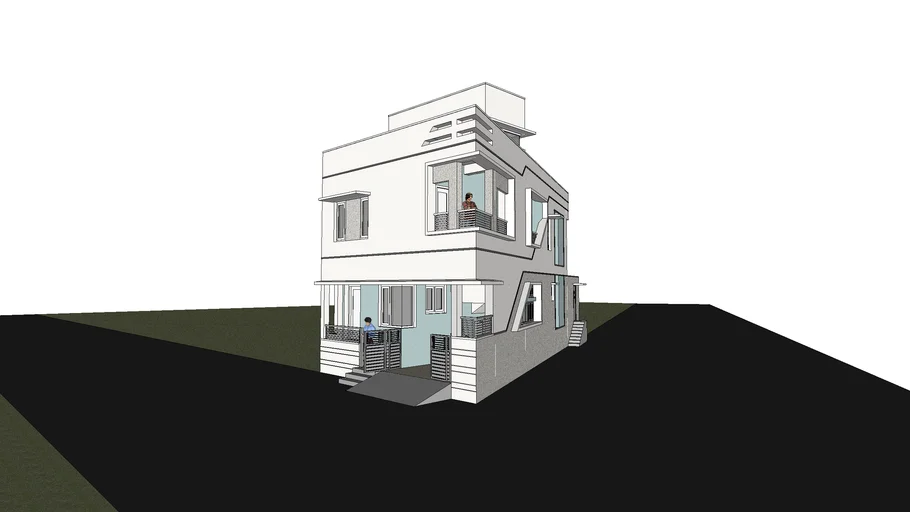 Residence in a Triangle Plot