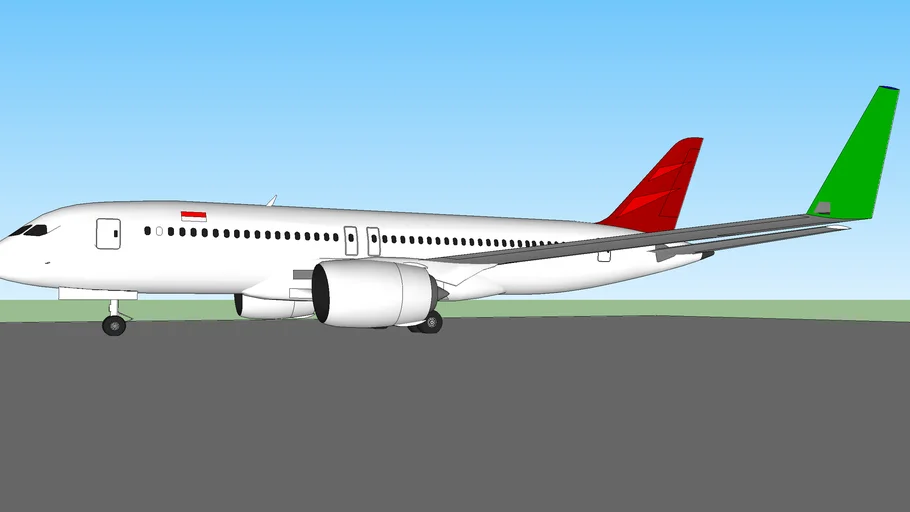 New Boeing 7971X and new design Garuda Indonesia.