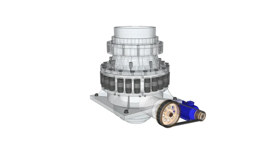Cone Crusher PYB 900 | 3D Warehouse