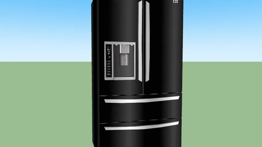 black french door refrigerator