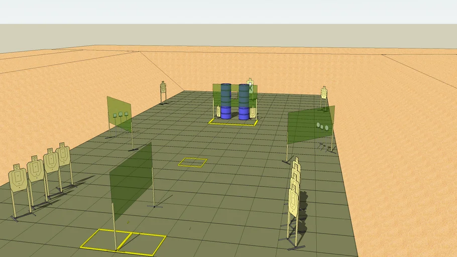 Bounce Around USPSA Stage | 3D Warehouse