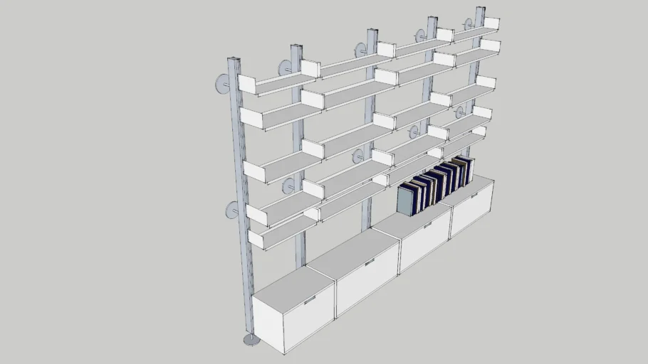 Vitsoe 606 Universal Shelving System