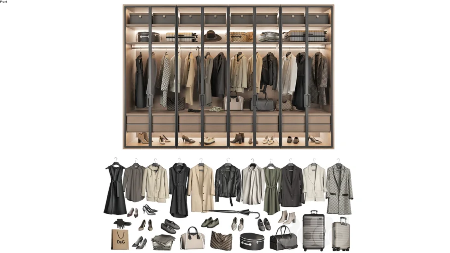 Walk-in Closet 98  3DSKY