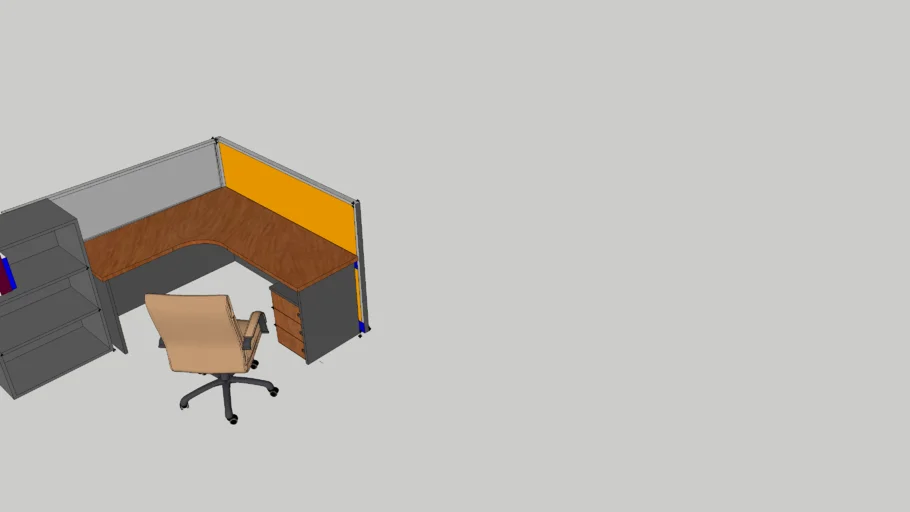 office workstation_01 | 3D Warehouse