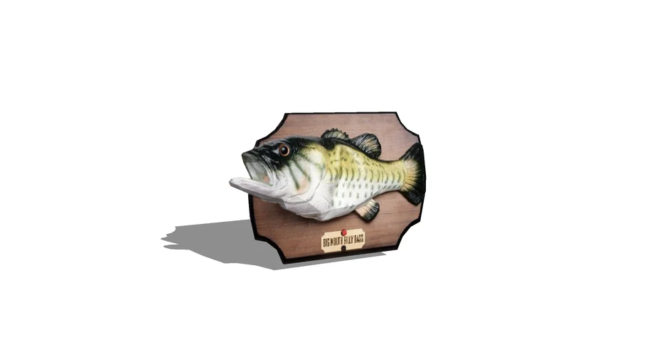 Wall-mounted Singing Bass Fish