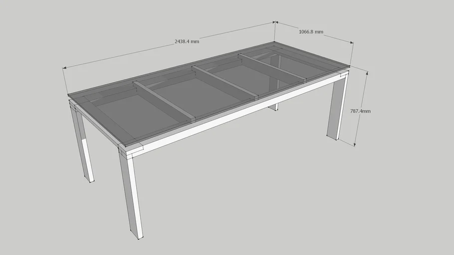 modern dining table