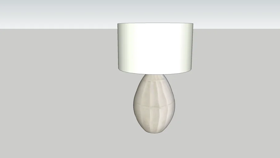 BETH WEBB FOR ARTERIORS TANGIER TABLE LAMP, EGGSHELL
