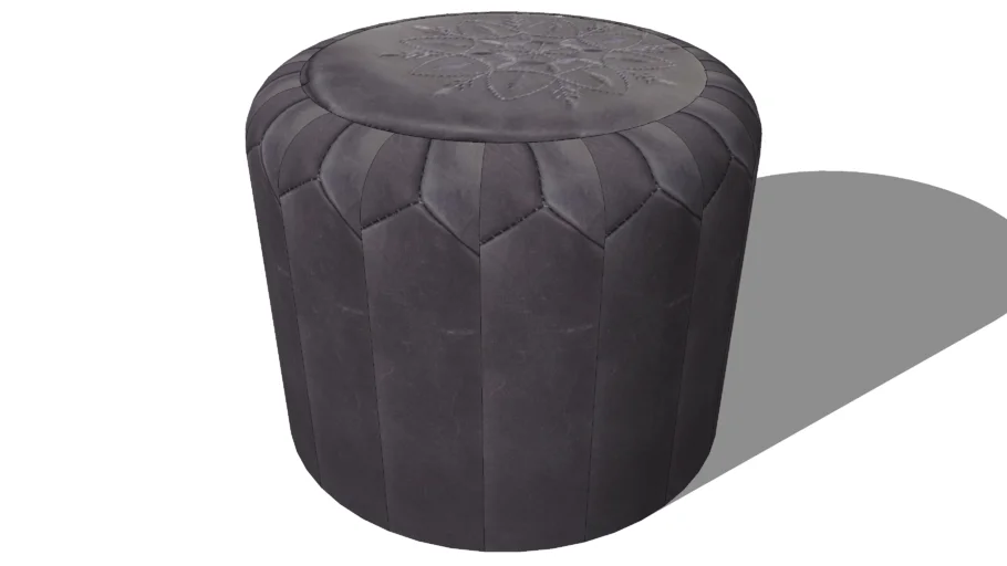 Pouf MARRAKECH gris, Maisons du monde. Réf: 133.472 Prix: