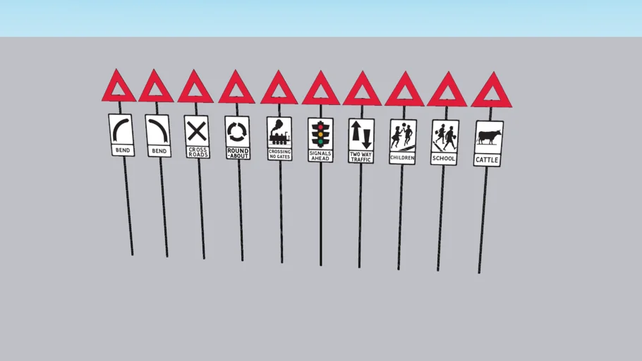 Pre-Worboys road signs