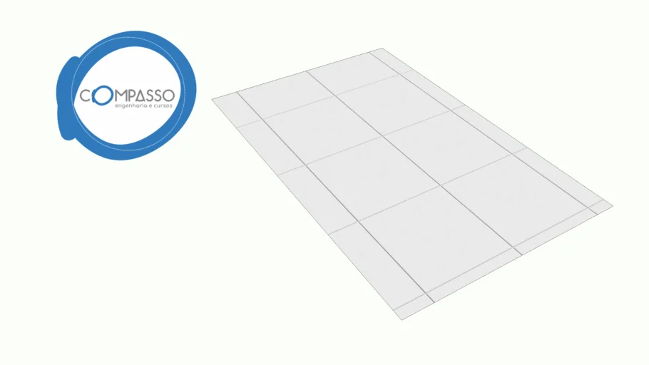 Porcelanato branco (V-ray)