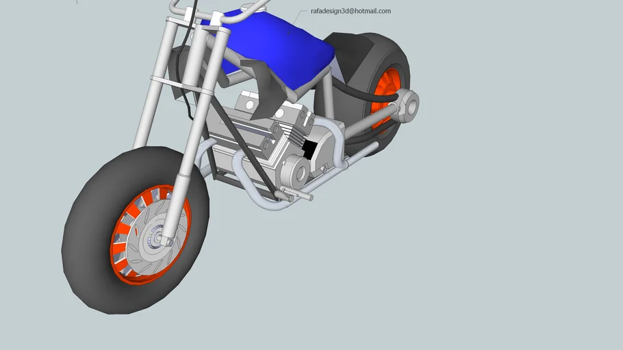moto com eixo cardan