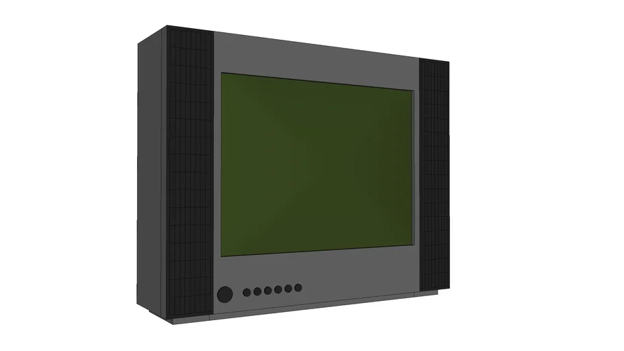 Very Simple CRT Tv | 3D Warehouse