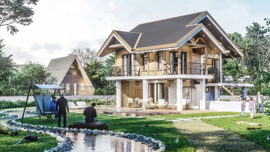 Two-Storey Modern Bahay Kubo - Exterior