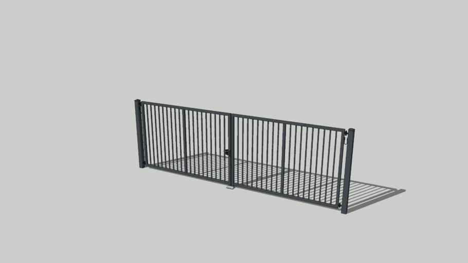 Bastion - 25x25 Double-leaf gate