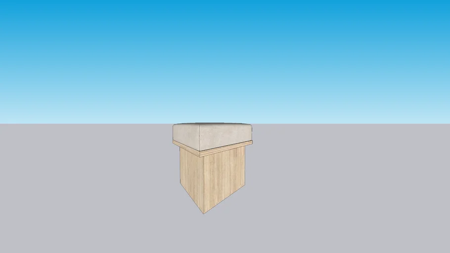 Maiden Home Mulberry Ottoman