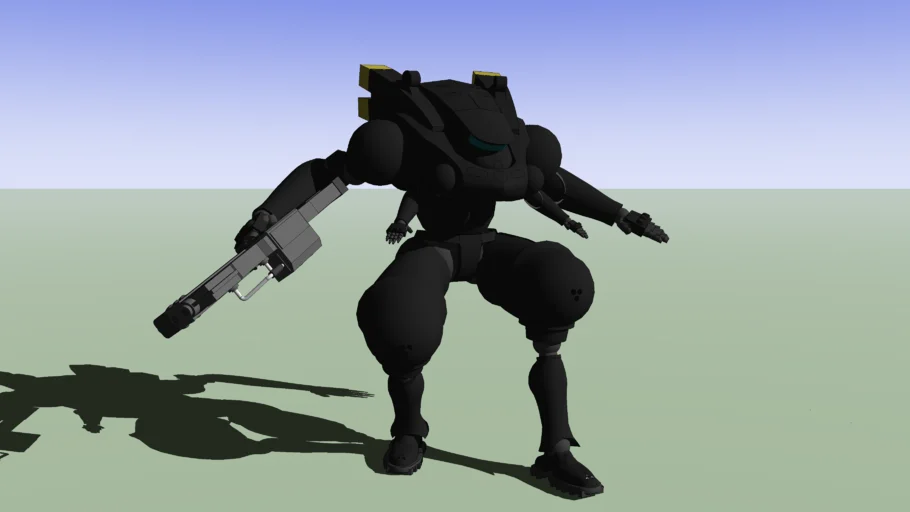 JMSDF type 303 arm suit (black version)