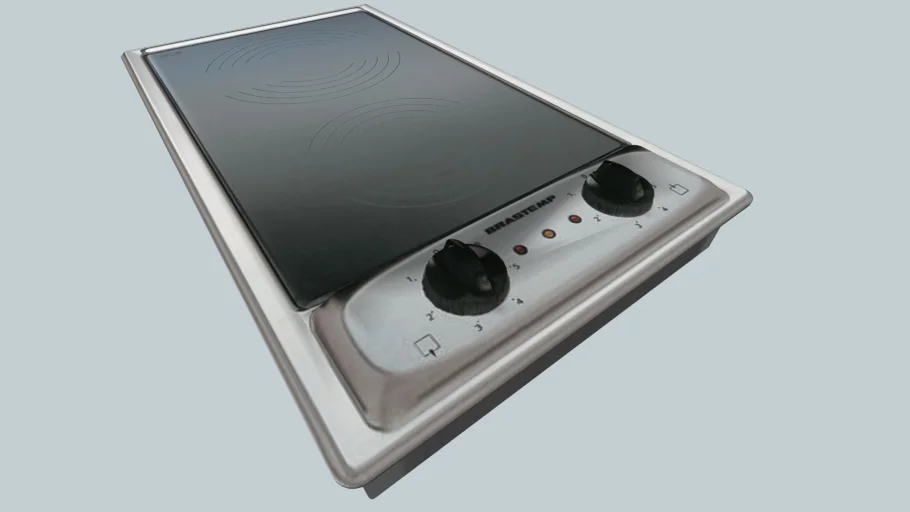 Cooktop Elétrico Dominó Vitrocerâmico 2 Bocas  - Brastemp BDF30AR