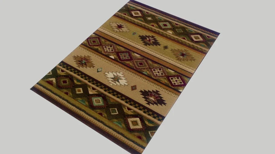 native ethnic pattern rug