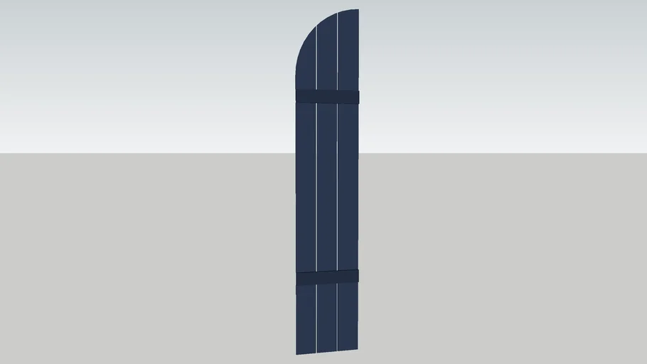 Curved Shutters Right