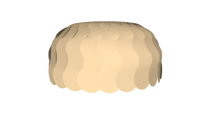 Beau small wood light 60 cm Natural design David Trubridge at Moaroom
