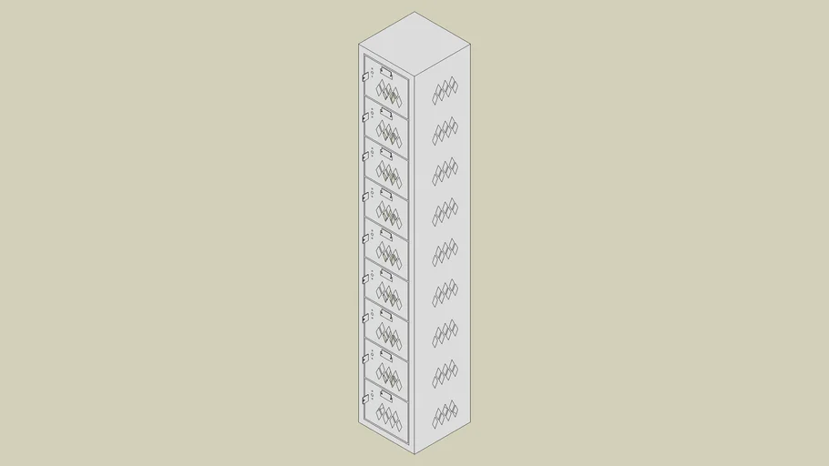 Penco 9-Tier All-Welded Box Locker