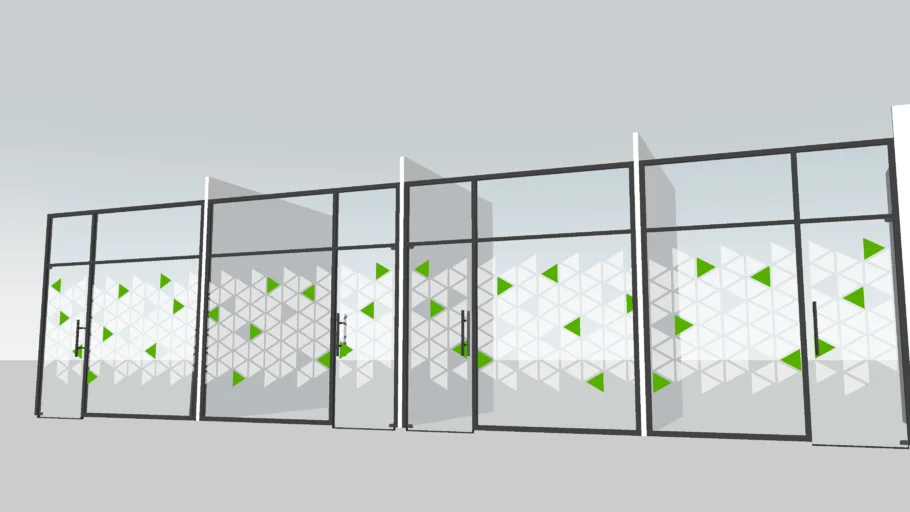 Frosted Glass Partitions