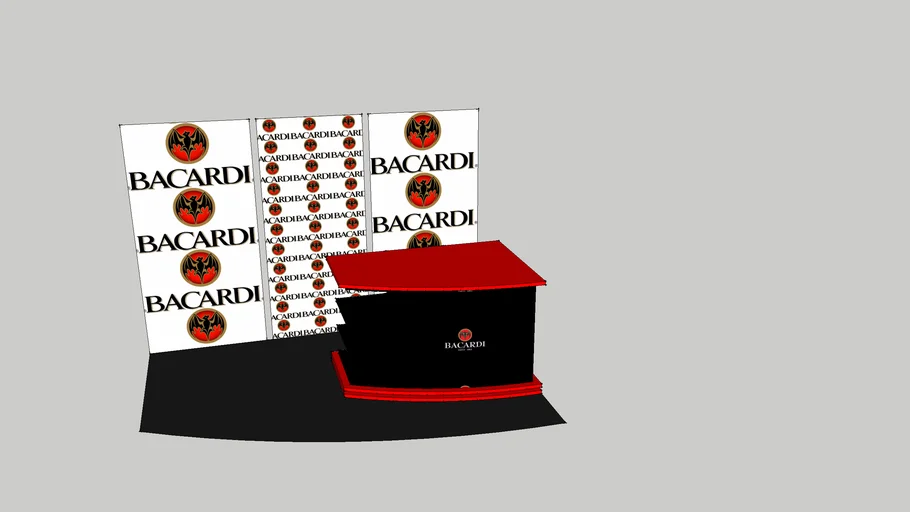 Bacardi Promotional Stand