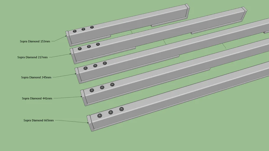 Puxador Zen - Sopra Dimond