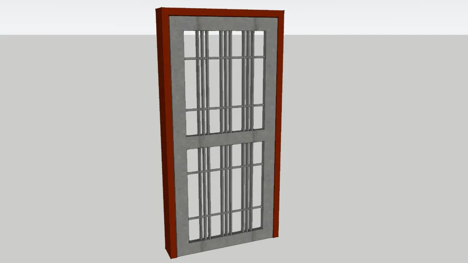Reja protectora para puerta