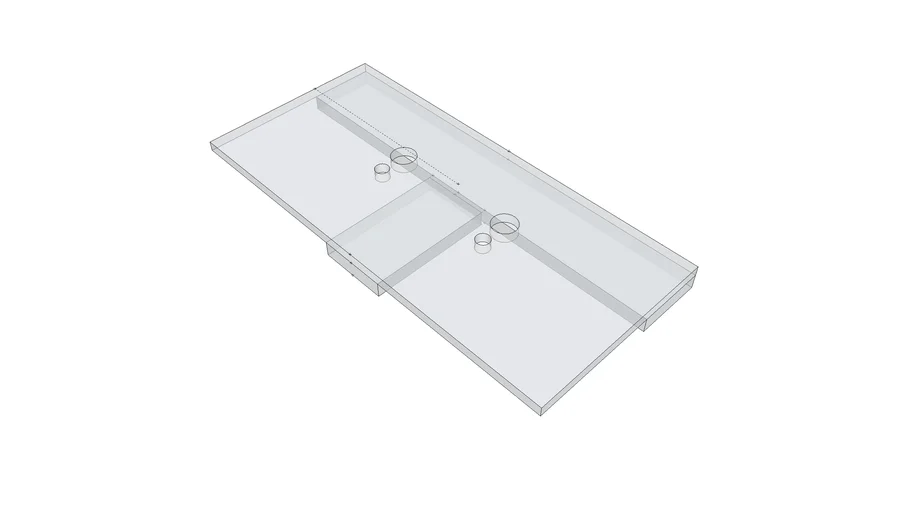 Bohrschablone für Exzenterverbinder - Hettich VB 36/16