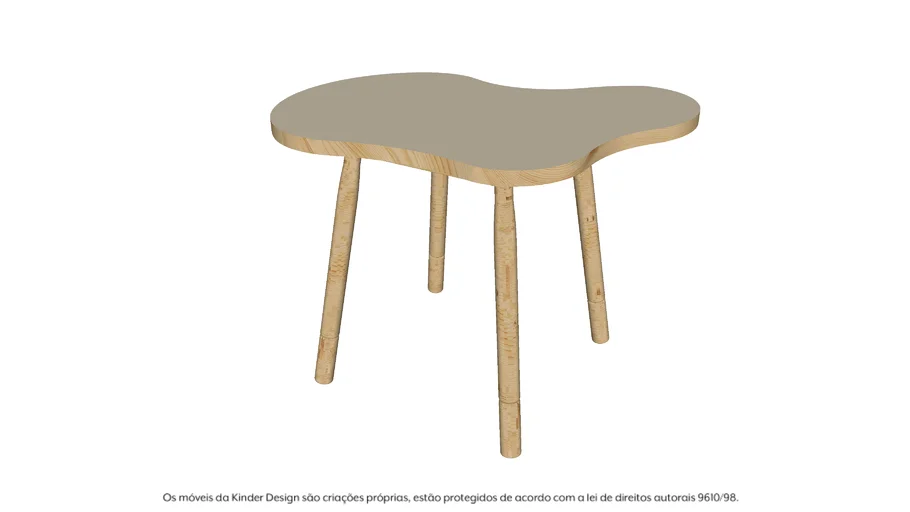 Mesa Organica Kinder Infantil - Kinder Design