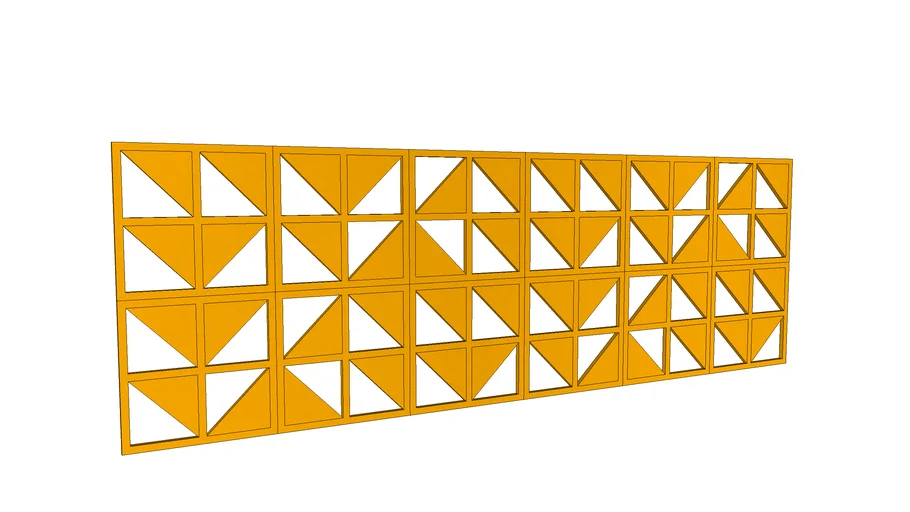 Painel Vazado Triângulos