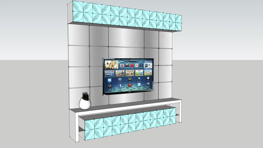 tv rack modern | 3D Warehouse