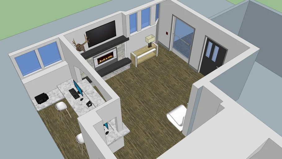 Frontier Suites Lobby remodel