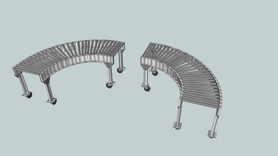 Curved Roller Conveyor
