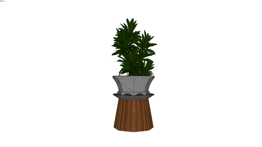 flower pot 4 - pot kembang